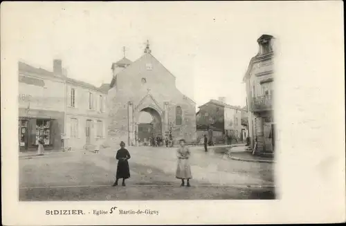 Ak Saint Dizier Haute Marne, Die Kirche St. Martin de Gigny