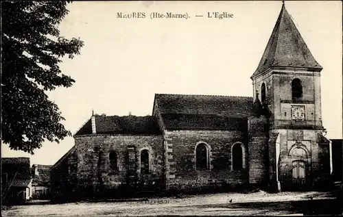 Ak Meures Haute Marne, Kirche