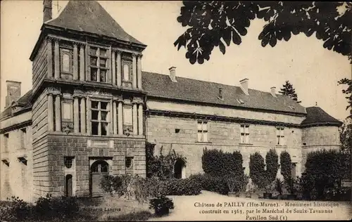 Ak Le Pailly Haute Marne, Schloss