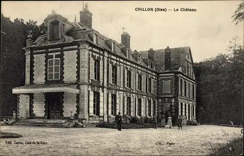 Ak Crillon-Oise, Schloss