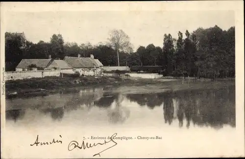 Ak Choisy au Bac Oise, Teilansicht