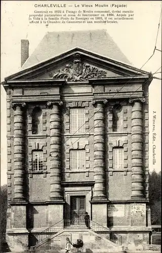 Ak Charleville Mézières Ardennes, Die alte Mühle