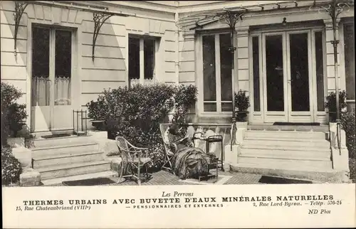 Ak Paris VIII, Rue Chateaubriand, Thermes Urbains, Les Perrons