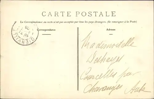 Ak Dienville Aube, Kirche, Innenansicht