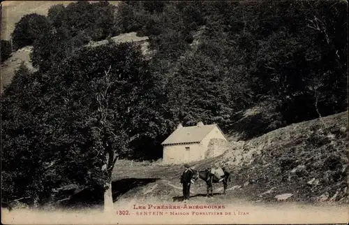 Ak Senstein Ariège, Forsthaus