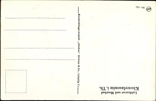 Ak Bad Klosterlausnitz in Thüringen, Teilansicht, Klosterkirche