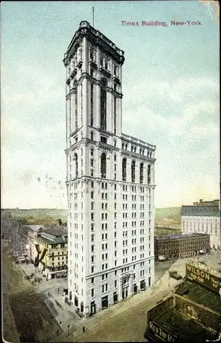 Ak New York City USA, Times Building
