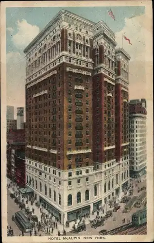 Ak New York City USA, Hotel McAlpin