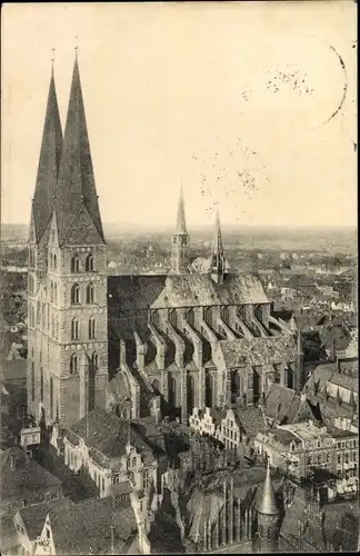 Ak Hansestadt Lübeck, Marienkirche