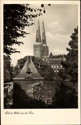 Ak Lübeck in Schleswig Holstein, Dom, Gebäude