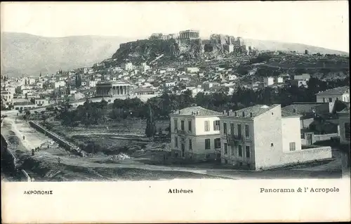 Ak Athen Griechenland, Panorama, Akropolis