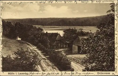 Ak Mölln in Lauenburg, Drüsensee, Gebäude