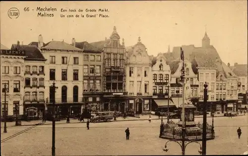 Ak Mechelen Mechelen Flandern Antwerpen, Grand' Place
