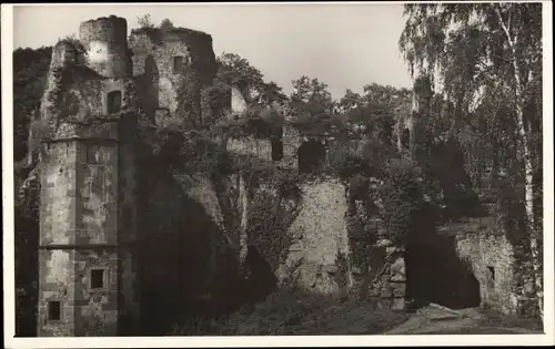 Foto Ak Hardenburg Bad Dürkheim in der Pfalz, Ruine