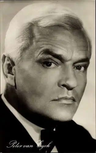 Ak Schauspieler Peter van Eyck, Portrait