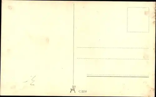 Ak Schauspielerin Maria Landrock, Portrait im Profil, Autogramm