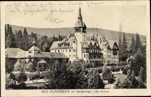 Ak Świeradów Zdrój Bad Flinsberg Schlesien, Kurhaus