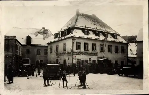 Ak Altenberg im Erzgebirge, Hotel zum Alten Amtshaus und Amtshof