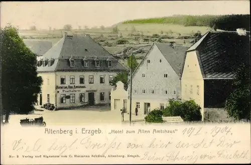 Ak Altenberg im Erzgebirge, Hotel zum Alten Amtshaus