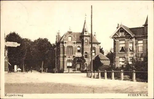 Ak Steenwijk Overijssel, Meppelerweg