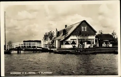 Ak Noorden Nieuwkoop Südholland, Hotel 't Plashuis