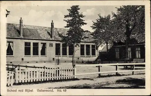 Ak Valthermond Drenthe, Schule, Bijbel