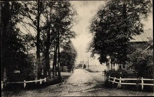 Ak Varsseveld Gelderland Niederlande, Stationsweg