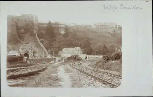 Foto Ak Bouillon Wallonien Luxemburg, Schloss