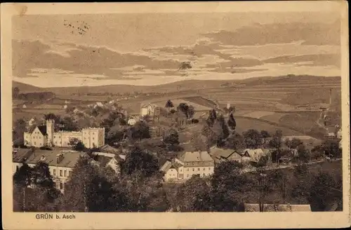 Ak Doubrava Grün Aš Asch Region Karlsbad, Panorama