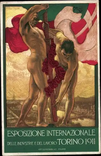 Ak Torino Turin Piemonte, Esposizione Internationale delle Industrie e del Lavoro 1911