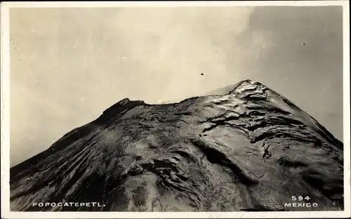 Foto Ak Mexiko, Vulkan Popocatépetl