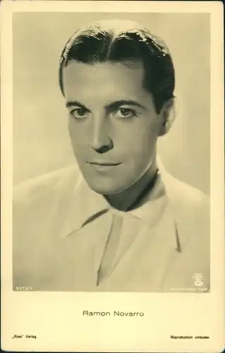 Ak Schauspieler Ramon Novarro, Portrait
