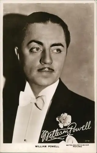 Ak Schauspieler William Powell, Portrait