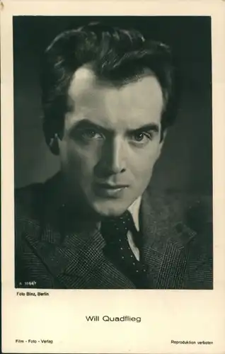 Ak Schauspieler Will Quadflieg, Portrait