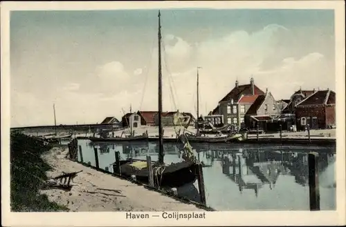 Ak Colijnsplaat Zeeland, Hafen