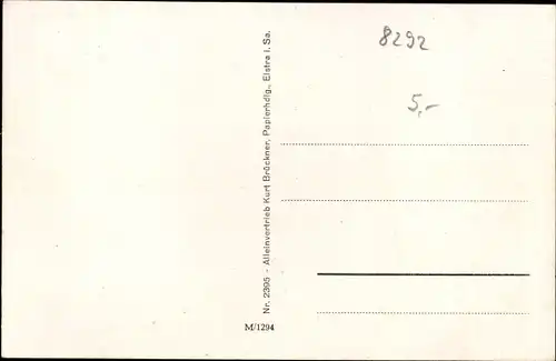 Ak Elstra in der Oberlausitz Sachsen, Totalansicht