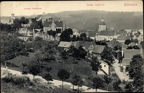 Ak Hohnstein Sächsische Schweiz, Schloss Hohnstein