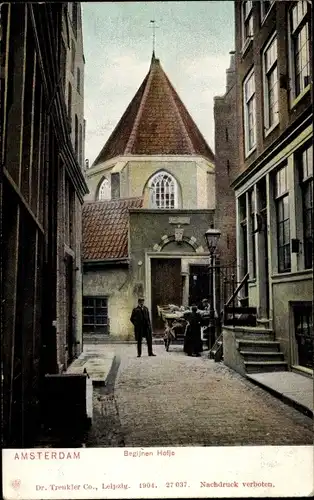 Ak Amsterdam Nordholland Niederlande, Beguinenhof