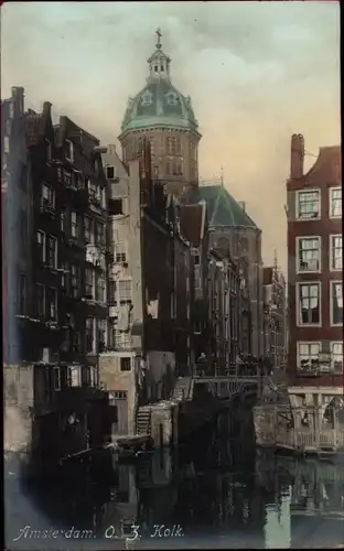 Ak Amsterdam Nordholland Niederlande, O. Z. Kolk