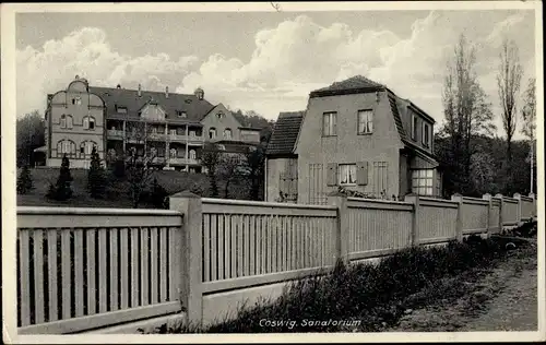 Ak Coswig in Sachsen, Sanatorium