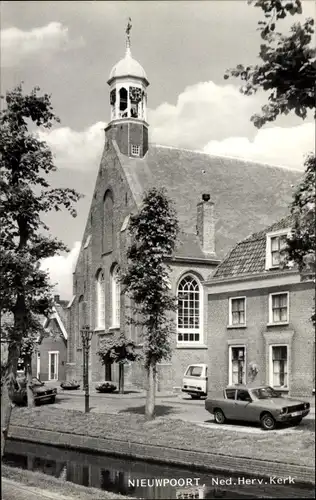 Ak Nieuport Nieuwpoort Südholland, Ned. Herv. Kerk