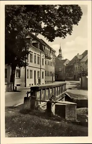 Ak Radeburg in Sachsen, Meißner Straße