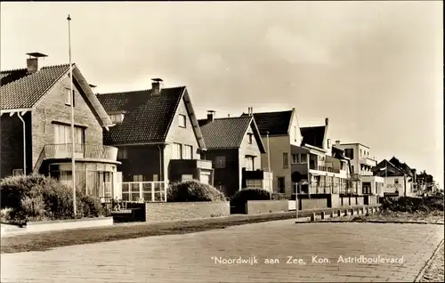 Ak Noordwijk aan Zee Südholland, Kon. Astridboulevard