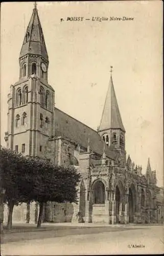 Ak Poissy-Yvelines, Kirche Notre-Dame