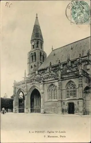 Ak Poissy-Yvelines, St-Louis-Kirche