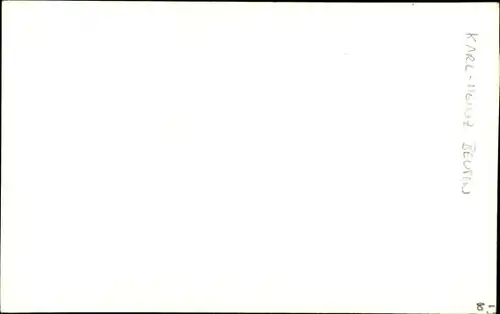 Ak Schauspieler Karl Heinz Beutin, Portrait, Autogramm