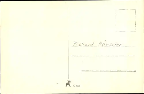 Foto Ak Schauspieler Richard Häussler, Portrait, Autogramm