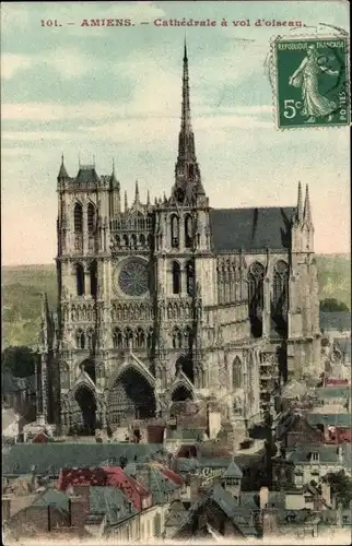 Ak Amiens-Somme, Die Kathedrale