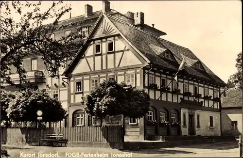 Ak Jonsdorf in Sachsen, FDGB Ferienheim Jonashof