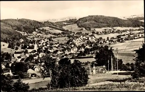 Ak Geising Altenberg im Erzgebirge, Panorama